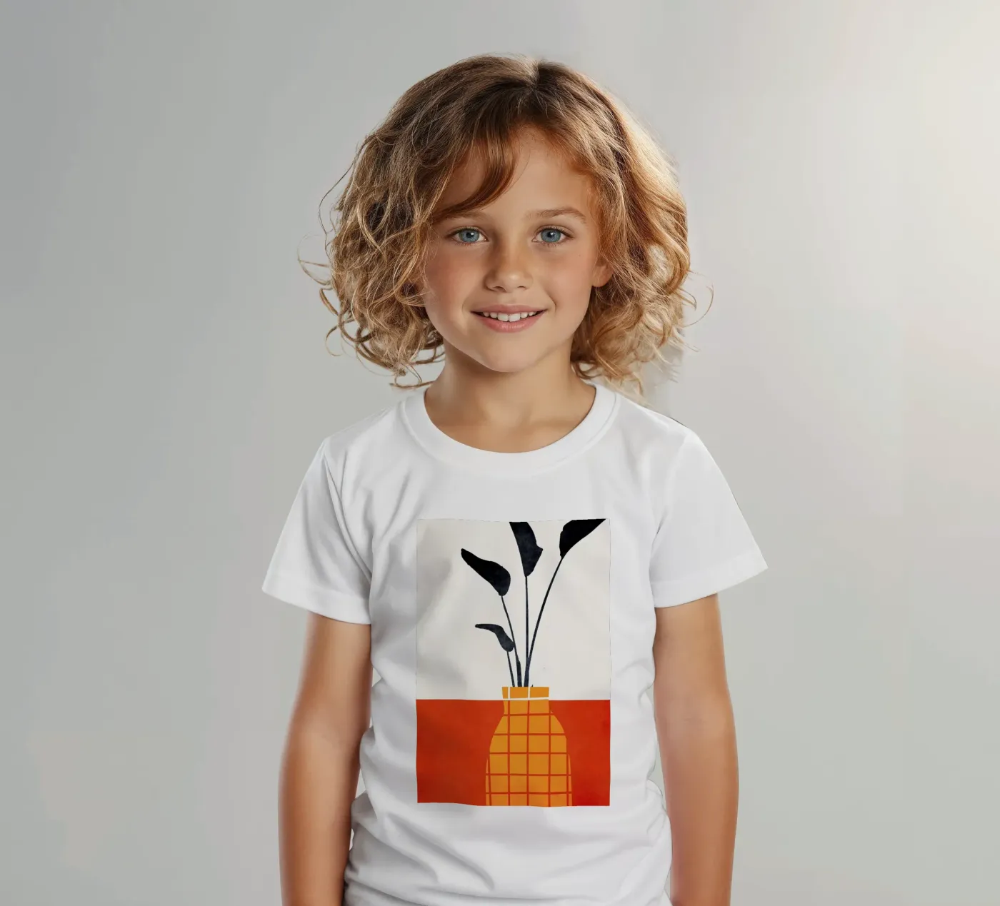 Keep Smiling kinder t-shirt van Kubistika