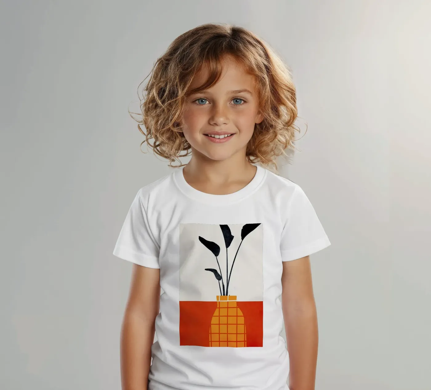 Keep Smiling kinder t-shirt van Kubistika
