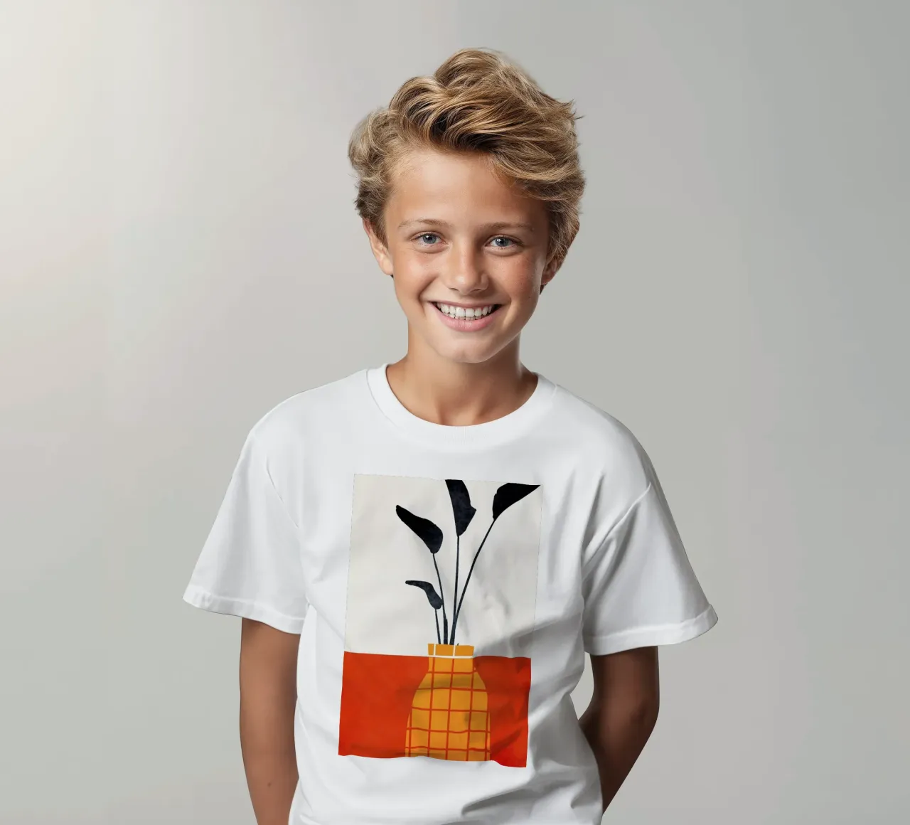 Keep Smiling t-shirt bambini da Kubistika