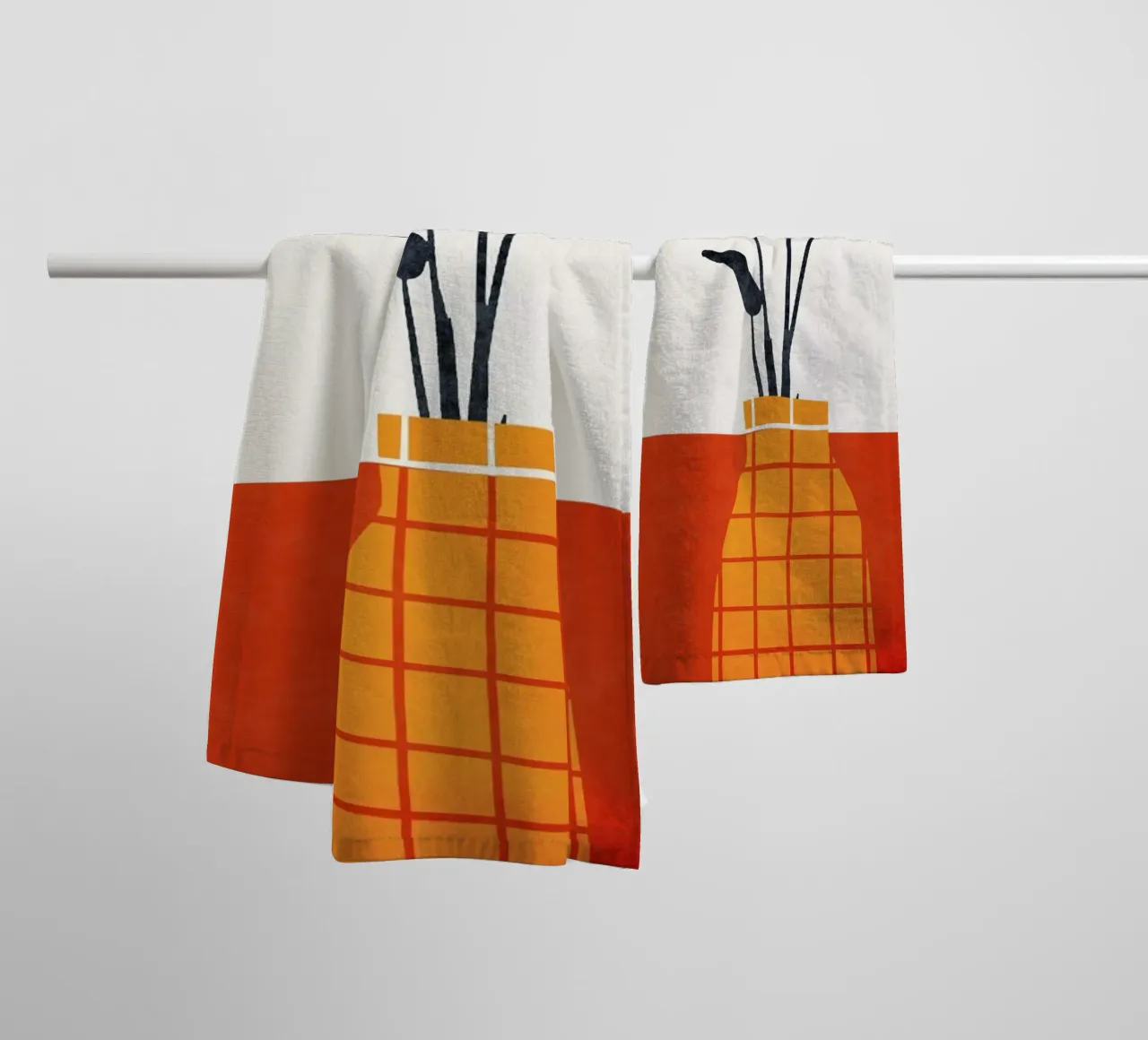 Keep Smiling towel by Kubistika