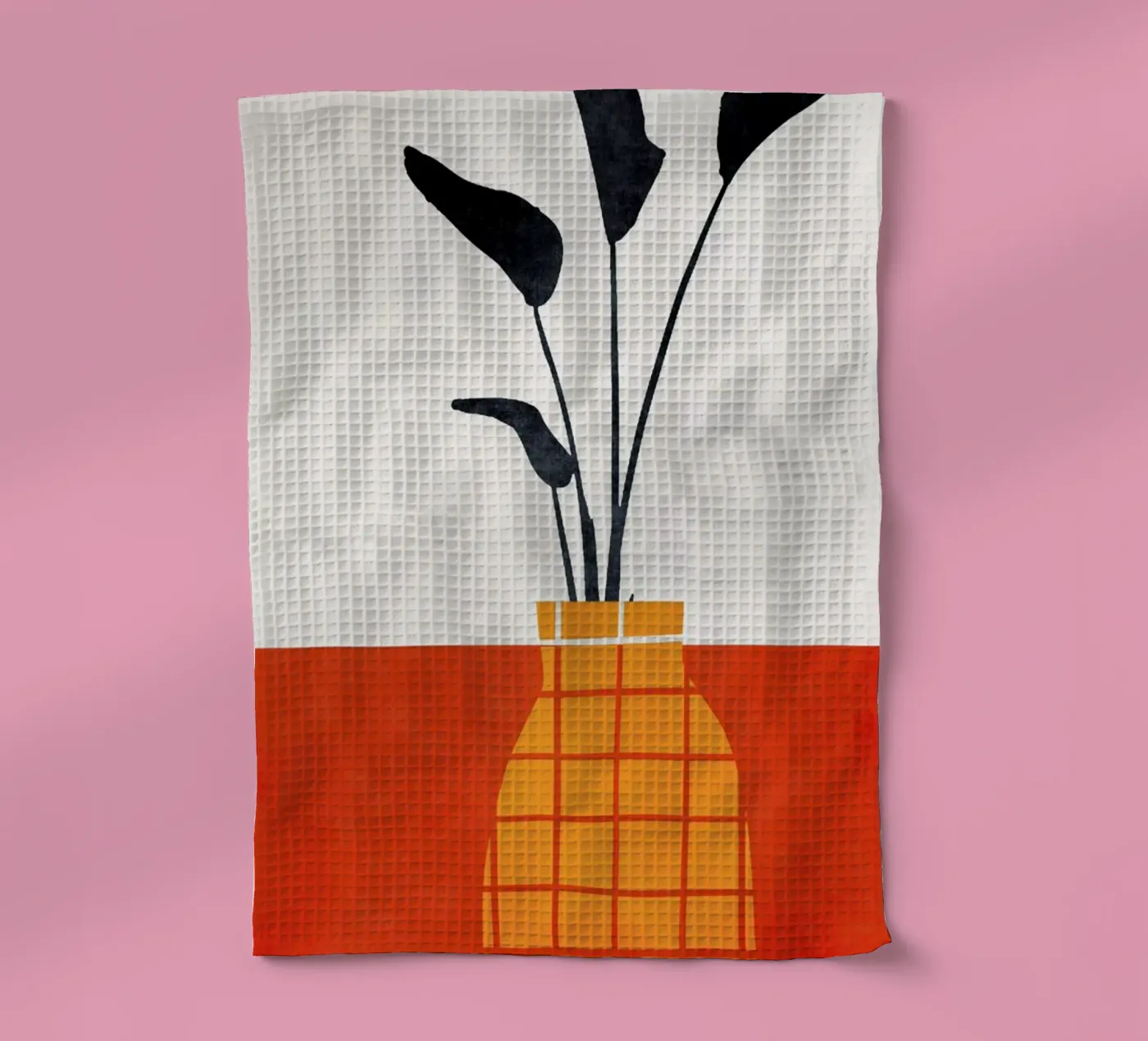 Keep Smiling torchon de Kubistika