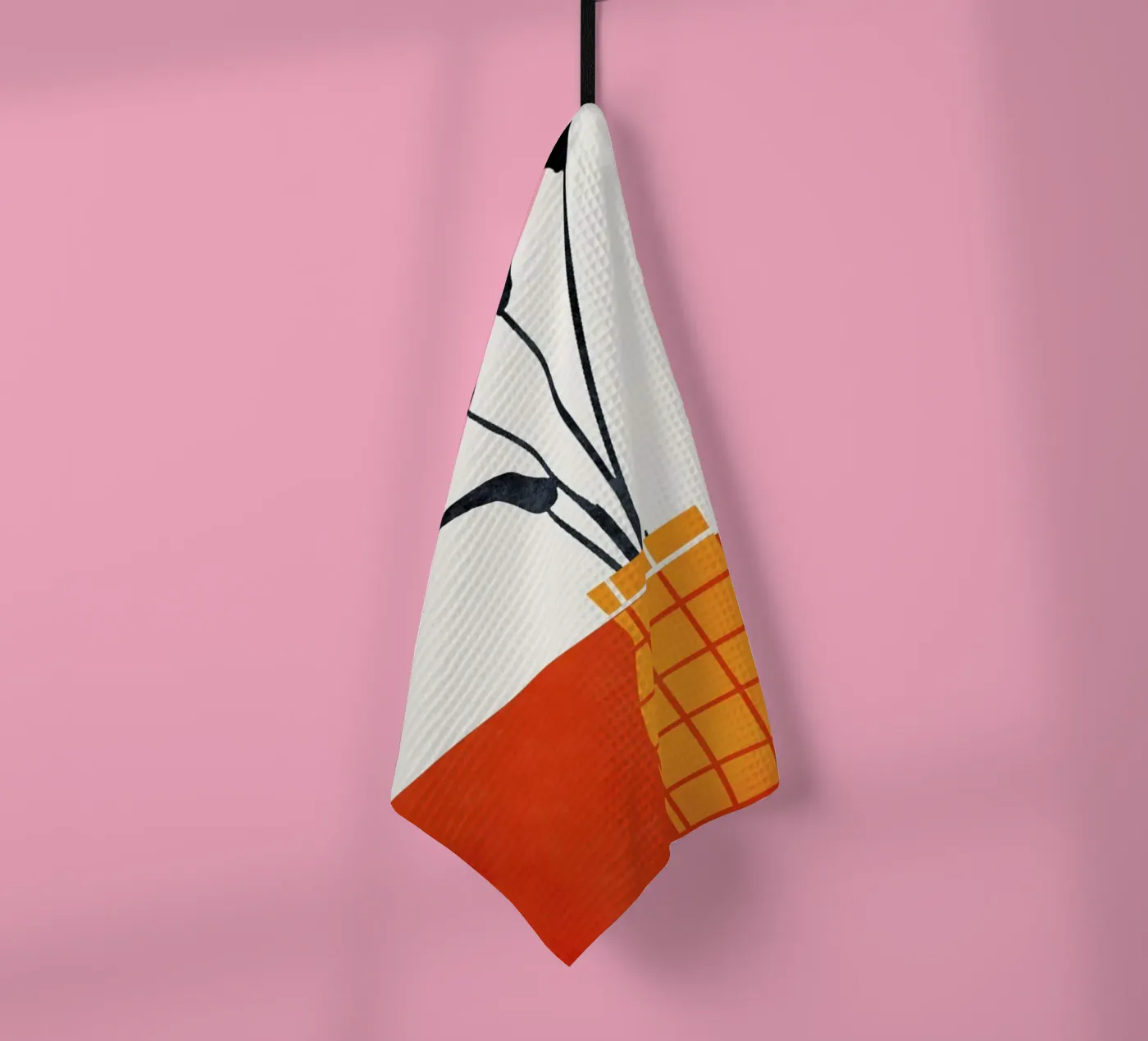 Keep Smiling torchon de Kubistika