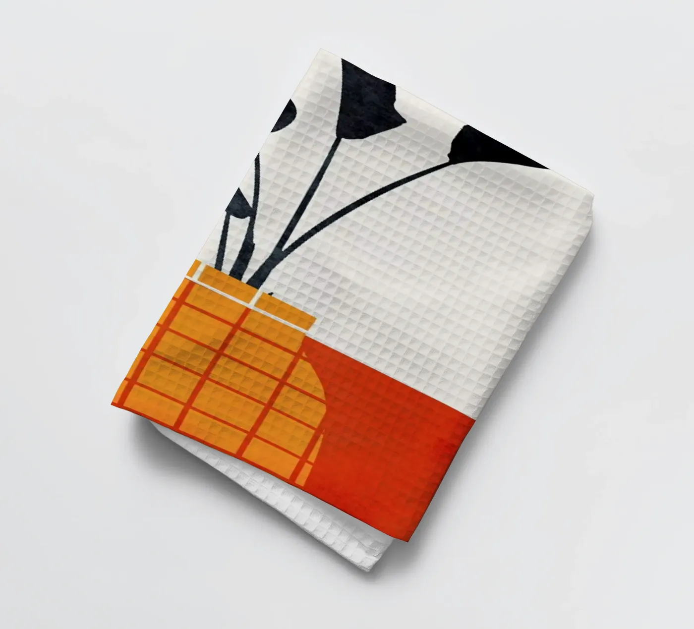 Keep Smiling torchon de Kubistika