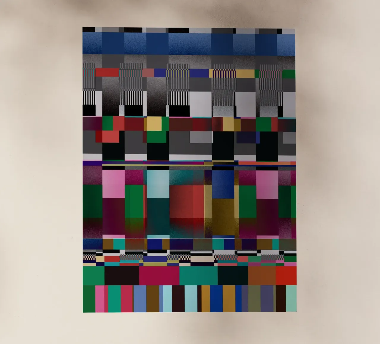 Glitches pattern 09 pellicola backlit da Little Dean