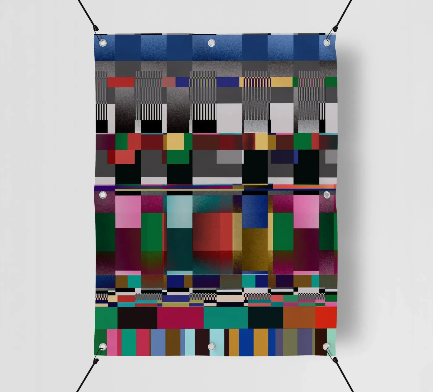 Glitches pattern 09 pvc cover by Little Dean