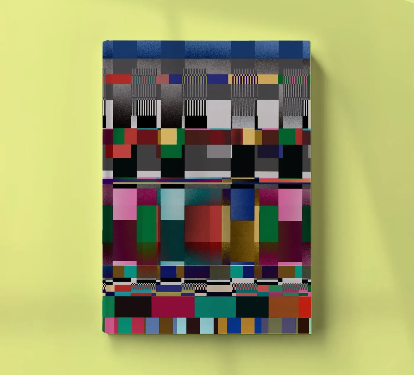 Glitches pattern 09 notitieboek van Little Dean