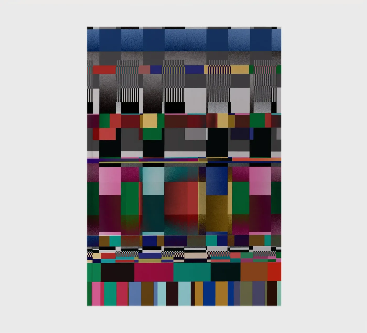 Glitches pattern 09 notitieboek van Little Dean