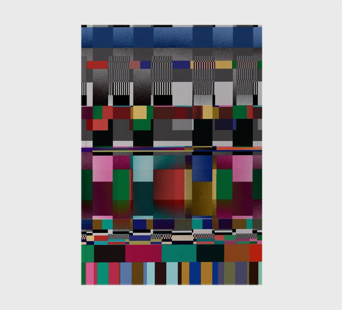 Glitches pattern 09 notebook by Little Dean
