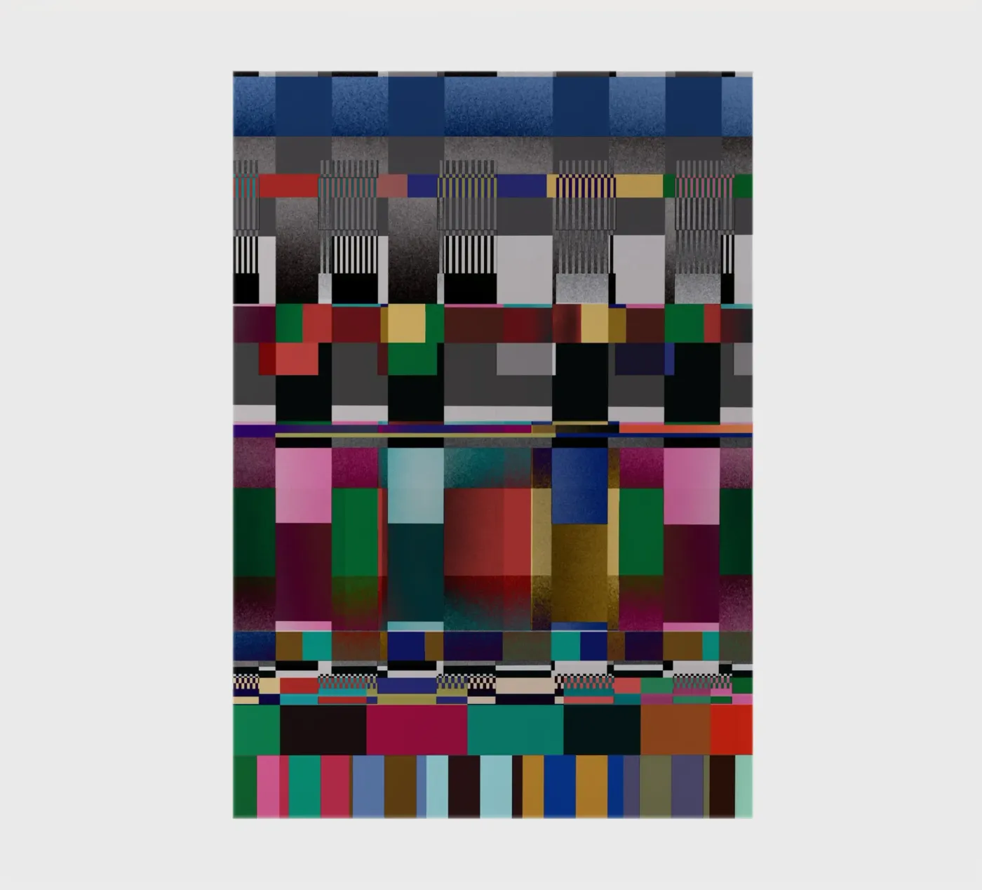 Glitches pattern 09 notebook by Little Dean