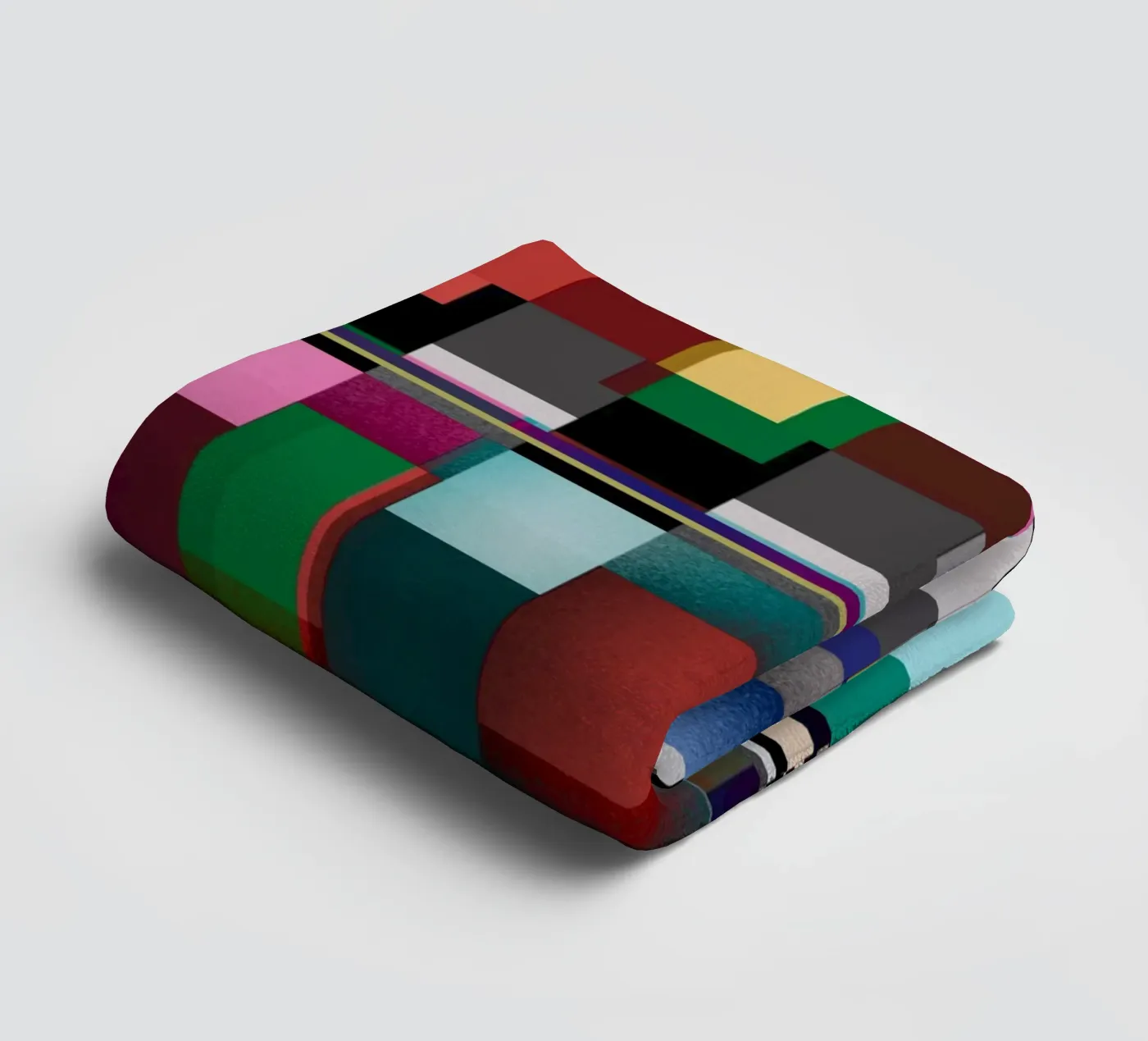 Glitches pattern 09 Handtuch von Little Dean