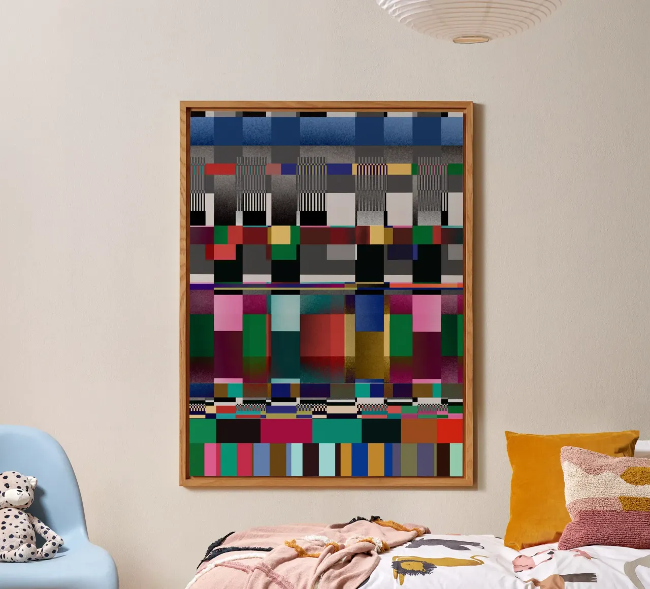 Glitches pattern 09 forex plate by Little Dean