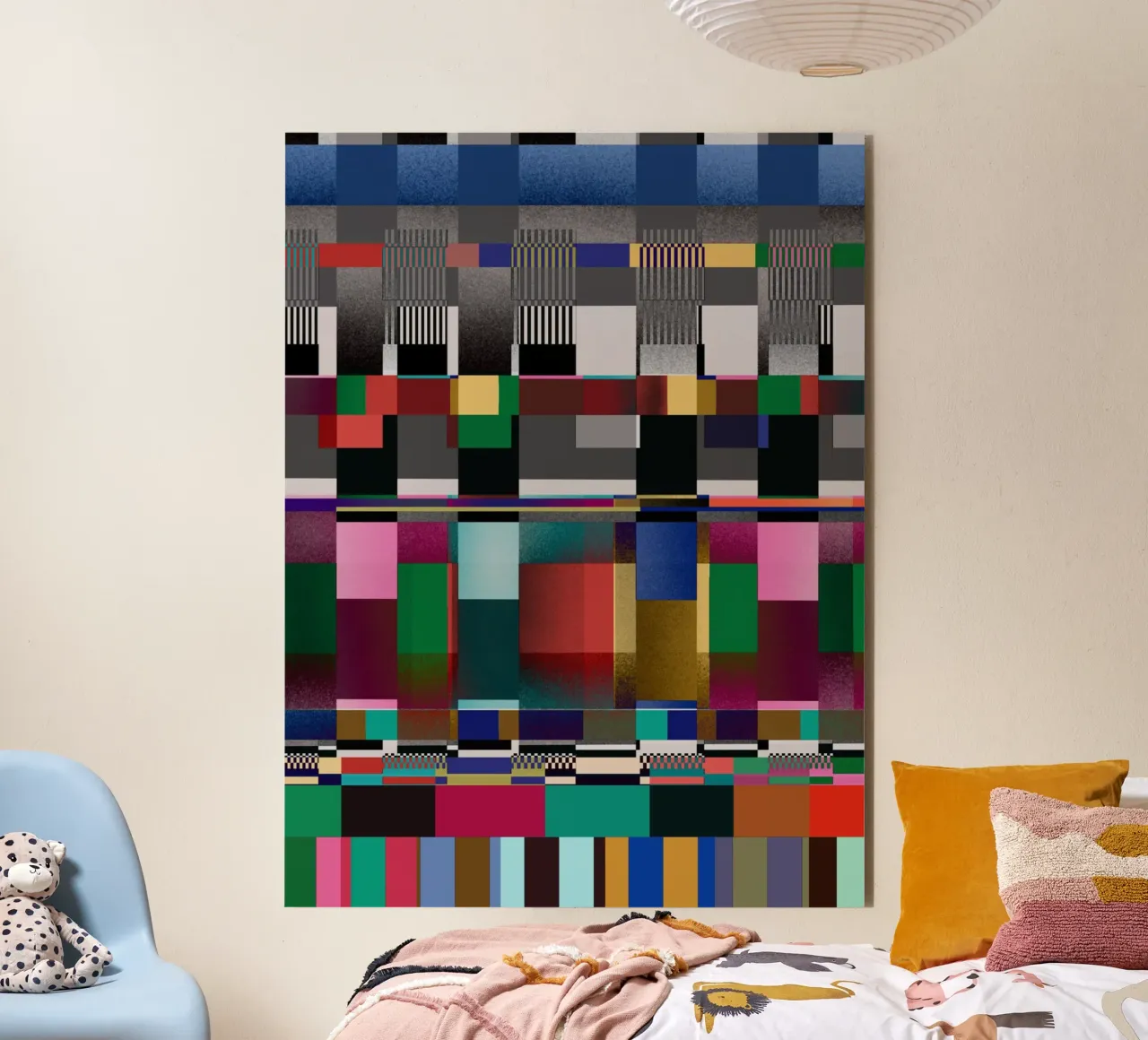 Glitches pattern 09 forex plate by Little Dean