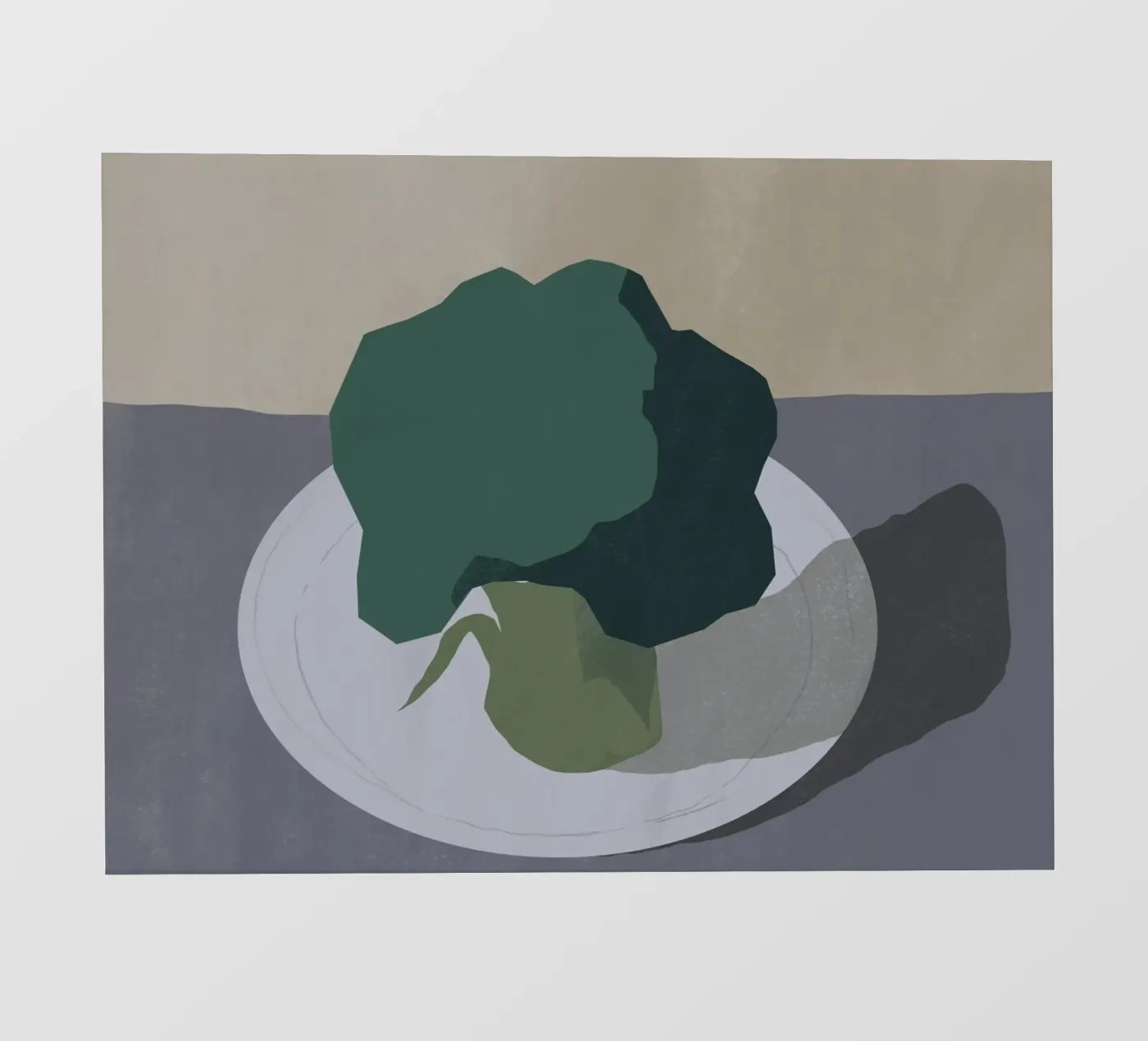 Broccoli pellicola backlit da Little Dean