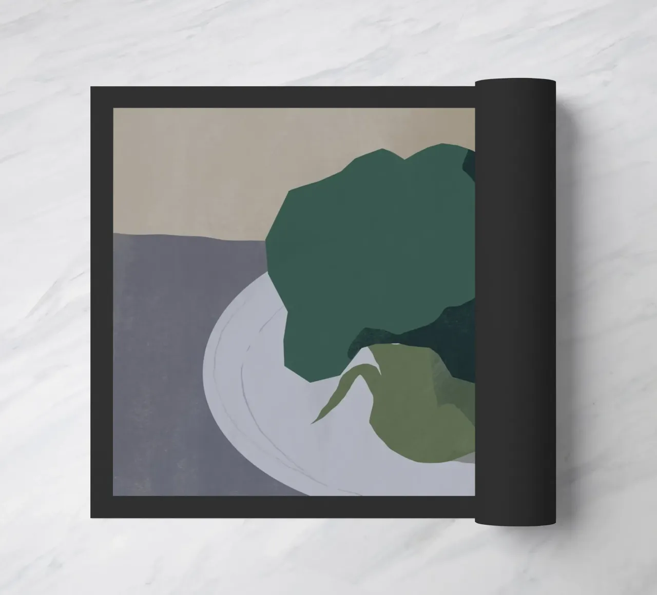 Broccoli deurmat van Little Dean