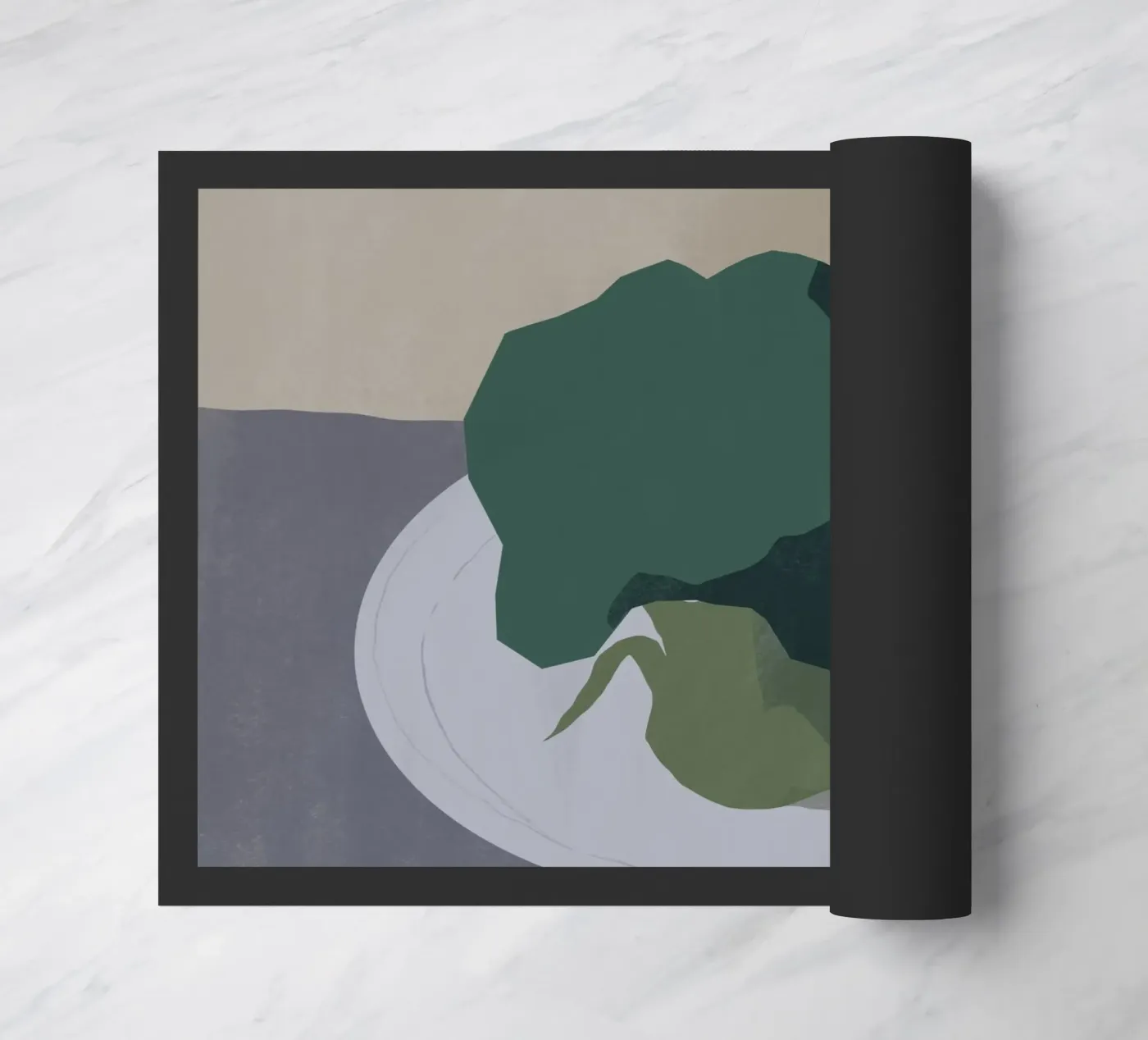 Broccoli doormat by Little Dean