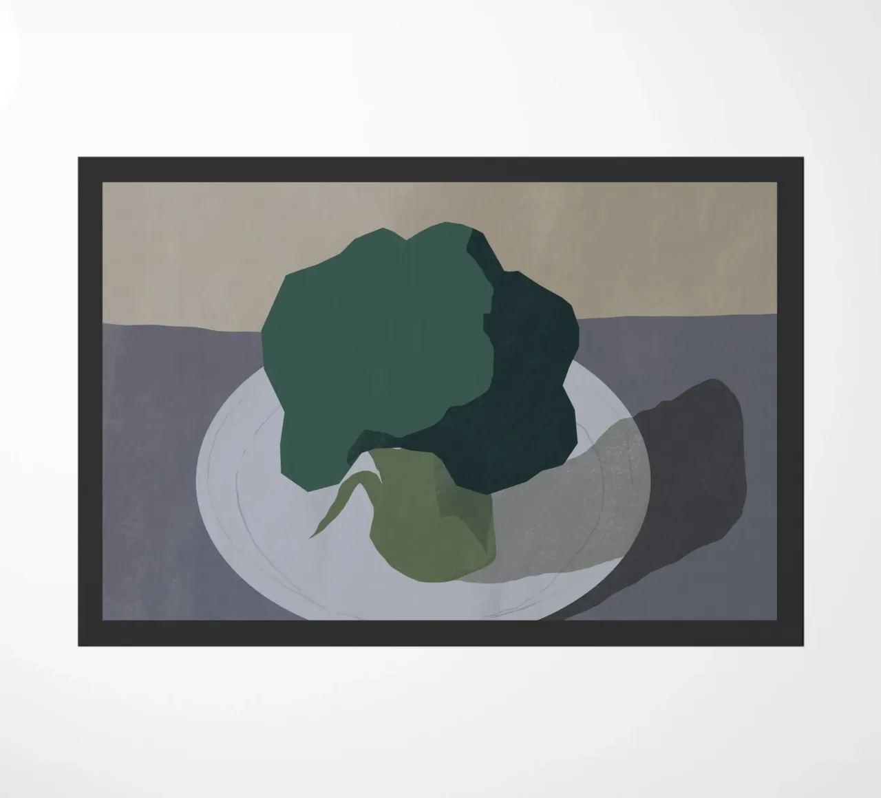 Broccoli deurmat van Little Dean