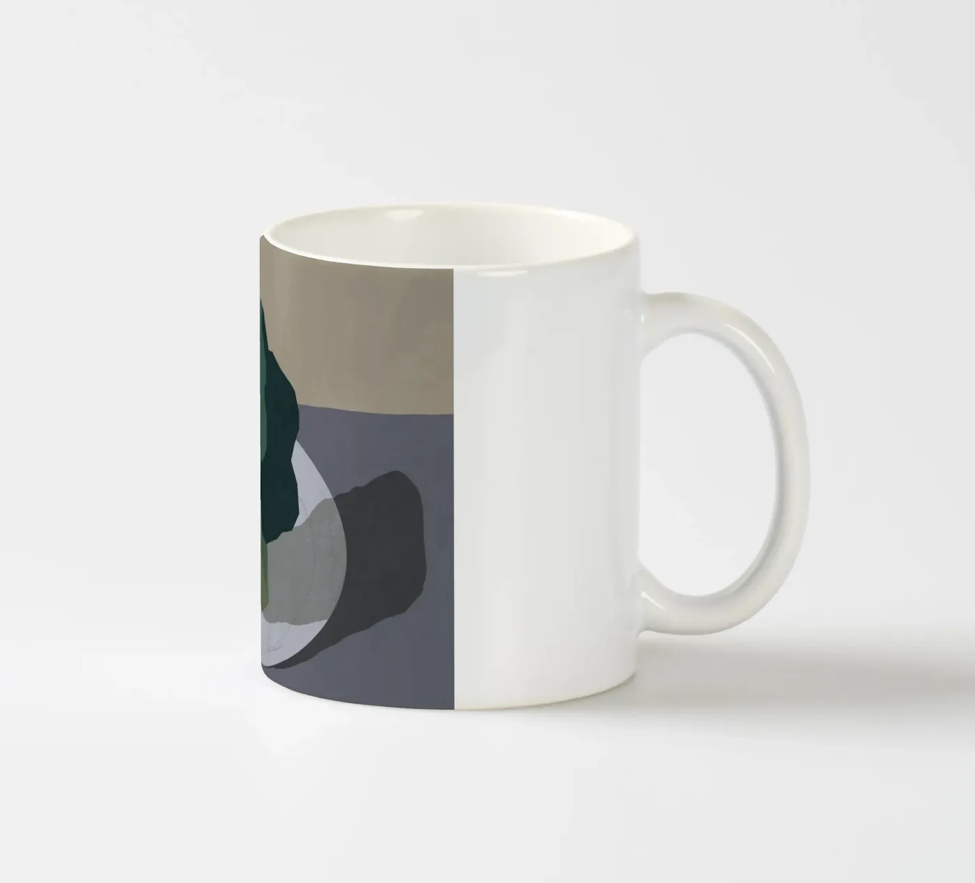 Broccoli ceramic mug by Little Dean