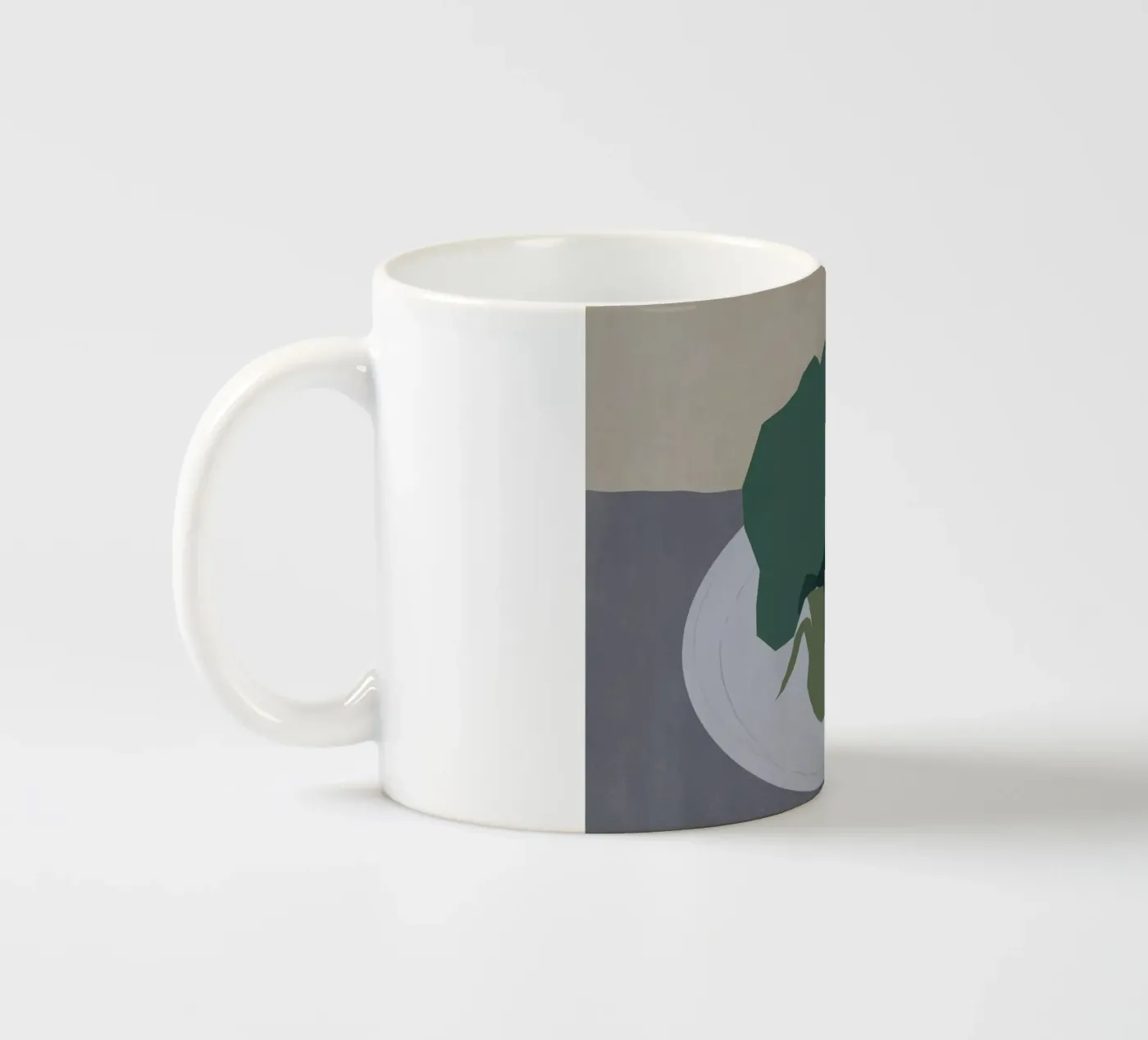 Broccoli ceramic mug by Little Dean