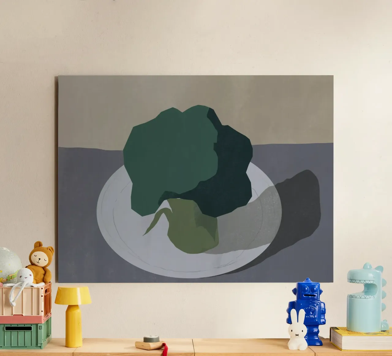 Broccoli alluminio dibond da Little Dean