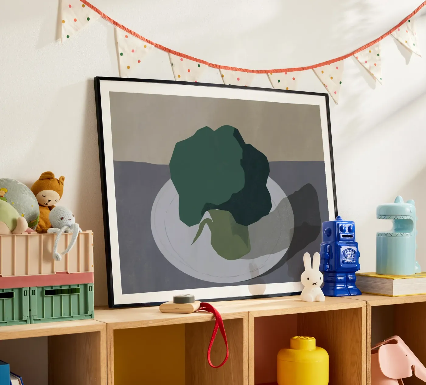 Brokkoli Poster von Little Dean