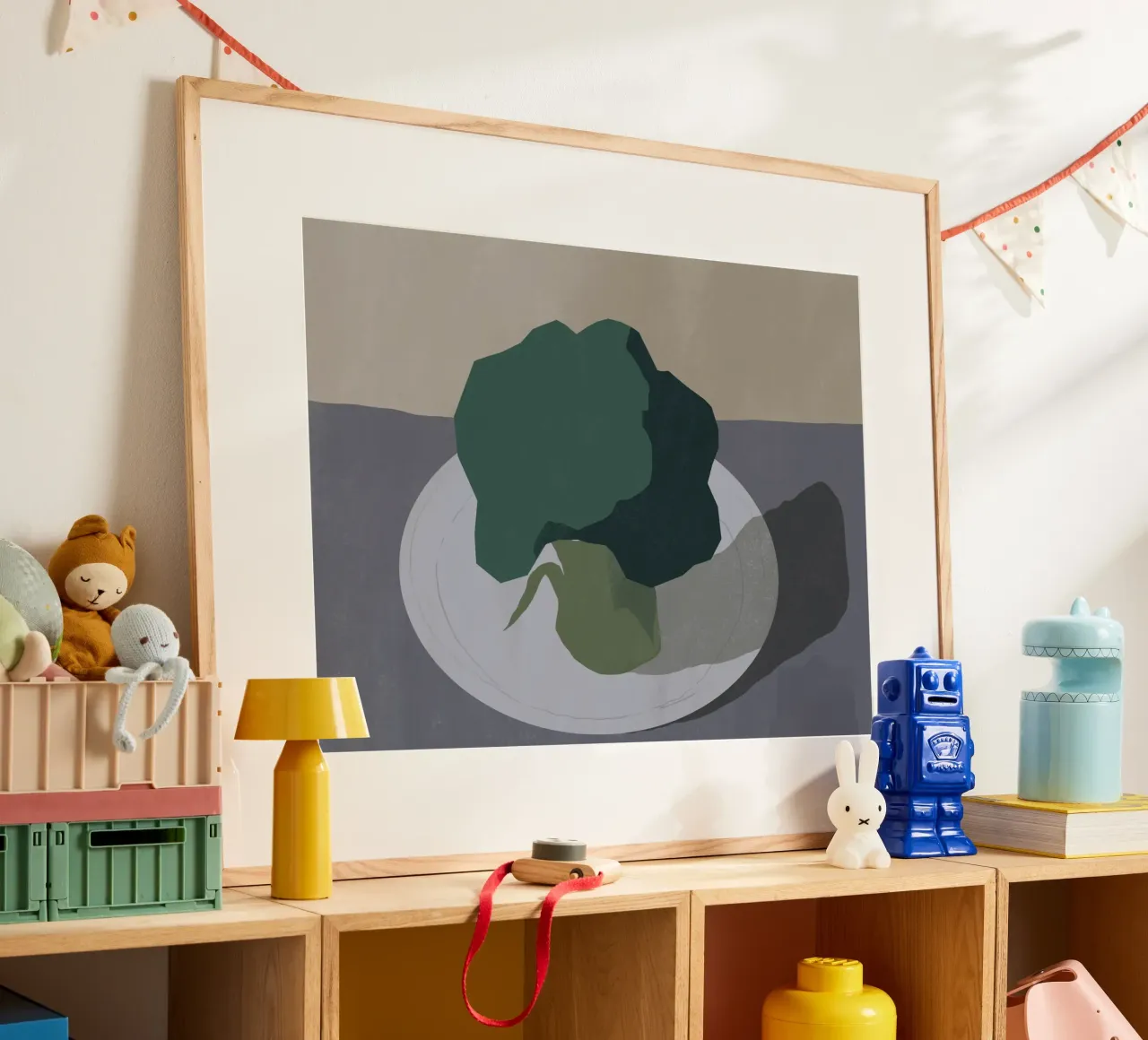 Broccoli poster by Little Dean