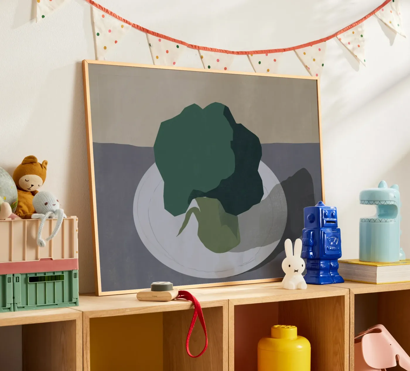 Brokkoli Poster von Little Dean