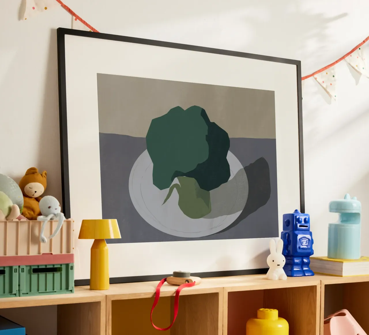 Broccoli poster by Little Dean