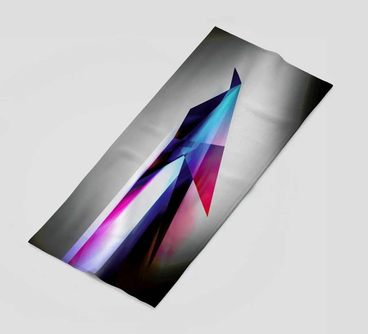 Origami Futurist Bird beach towel by Barrett Biggers