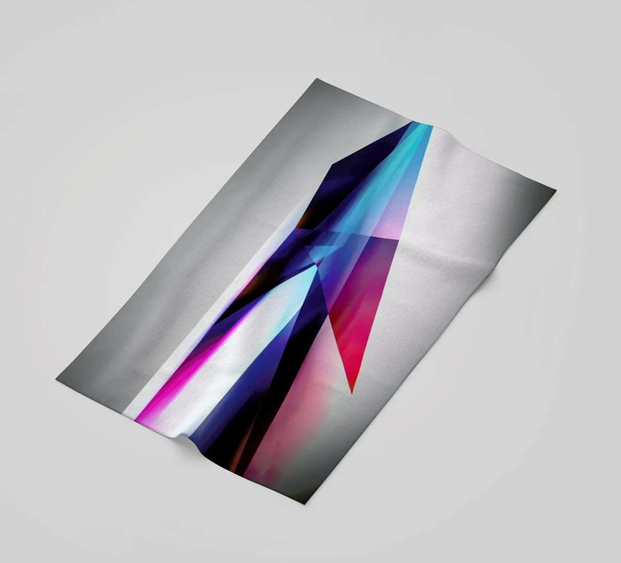 Origami Futurist Bird beach towel by Barrett Biggers