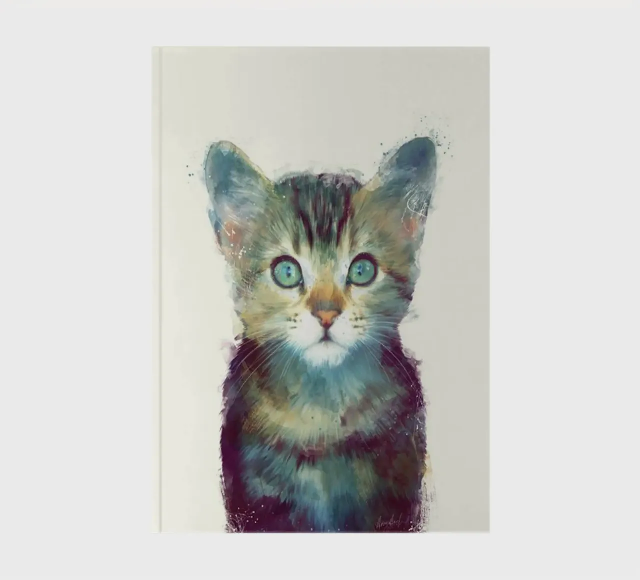 chaton expression visage mignon amy hamilton carnet de notes de kbm store