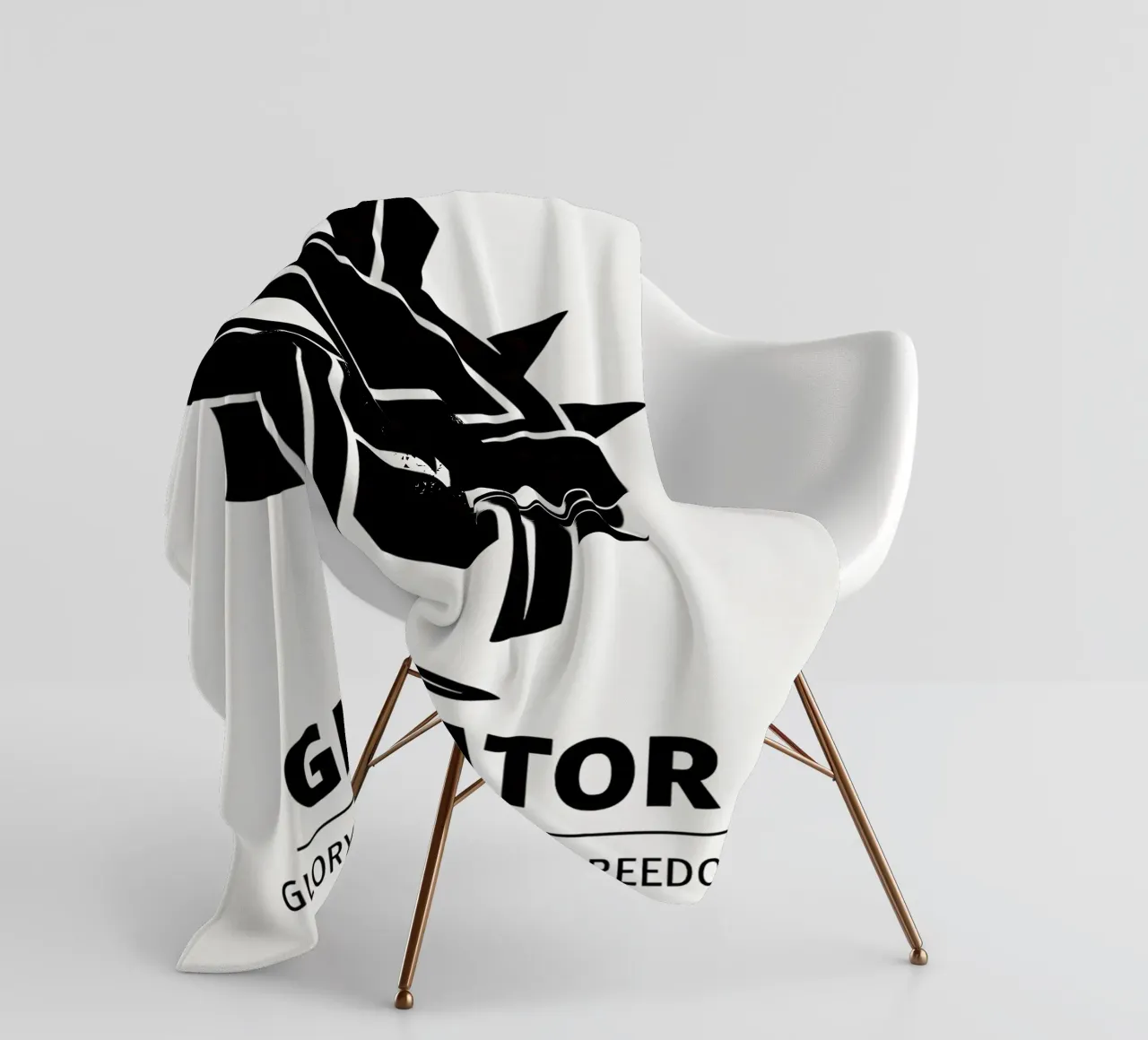 Gladiator Print Fleecedecke von MoviesArt