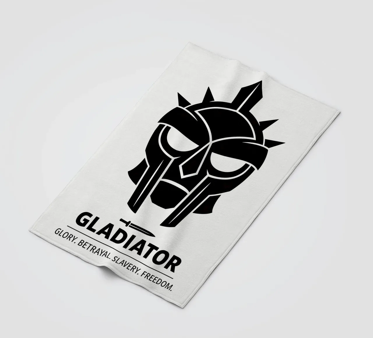 Gladiator Print Fleecedecke von MoviesArt