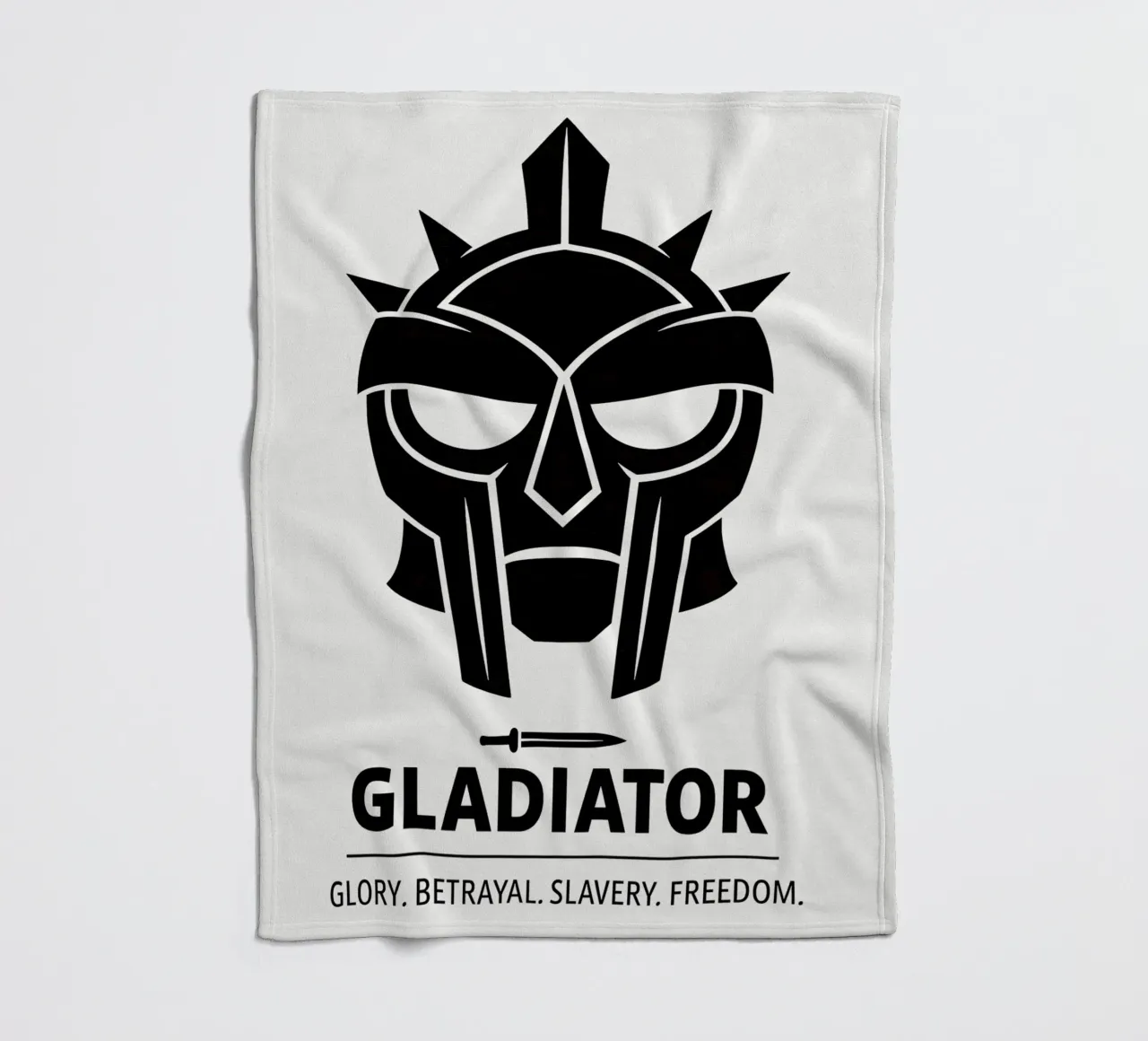 Gladiator Print Fleecedecke von MoviesArt