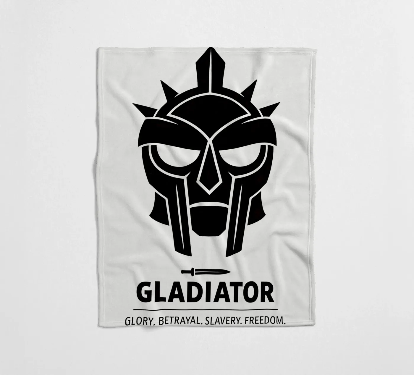 Gladiator Print Fleecedecke von MoviesArt