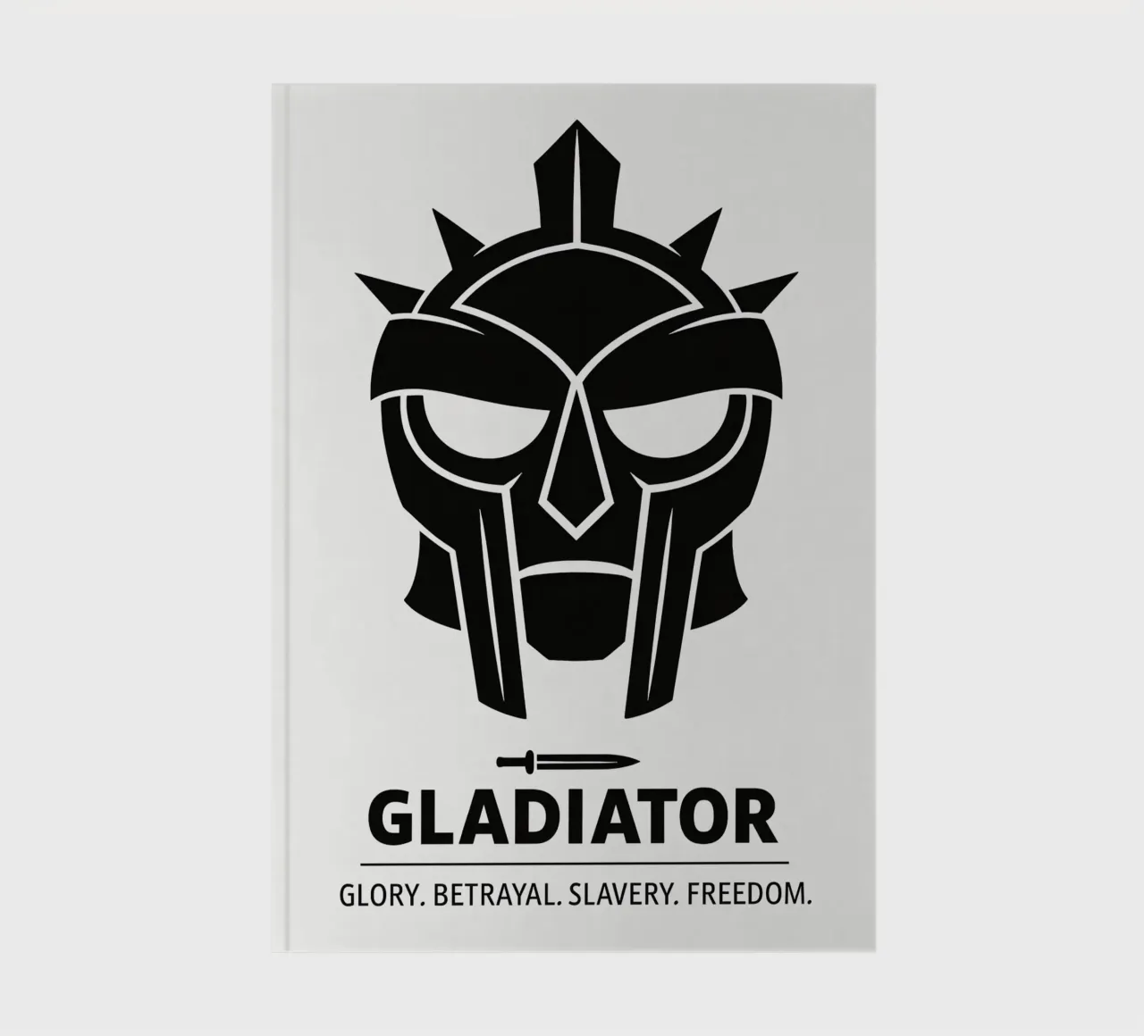 Gladiator Print notebook by MoviesArt