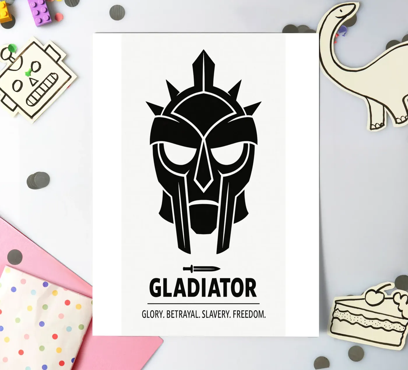 Gladiator Print sticker sheet by MoviesArt