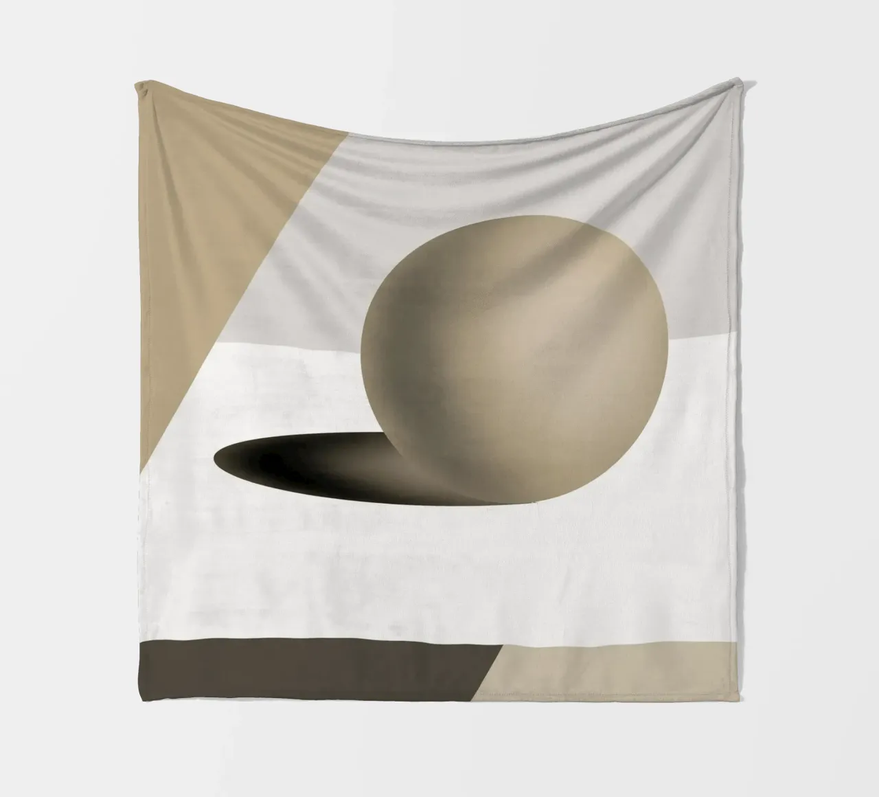 Sfera grigia coperta in pile da Little Dean