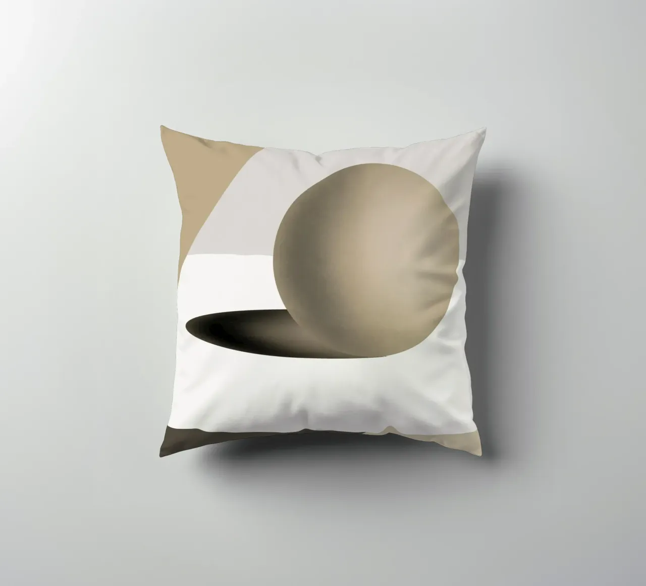 Sfera grigia cuscino da Little Dean