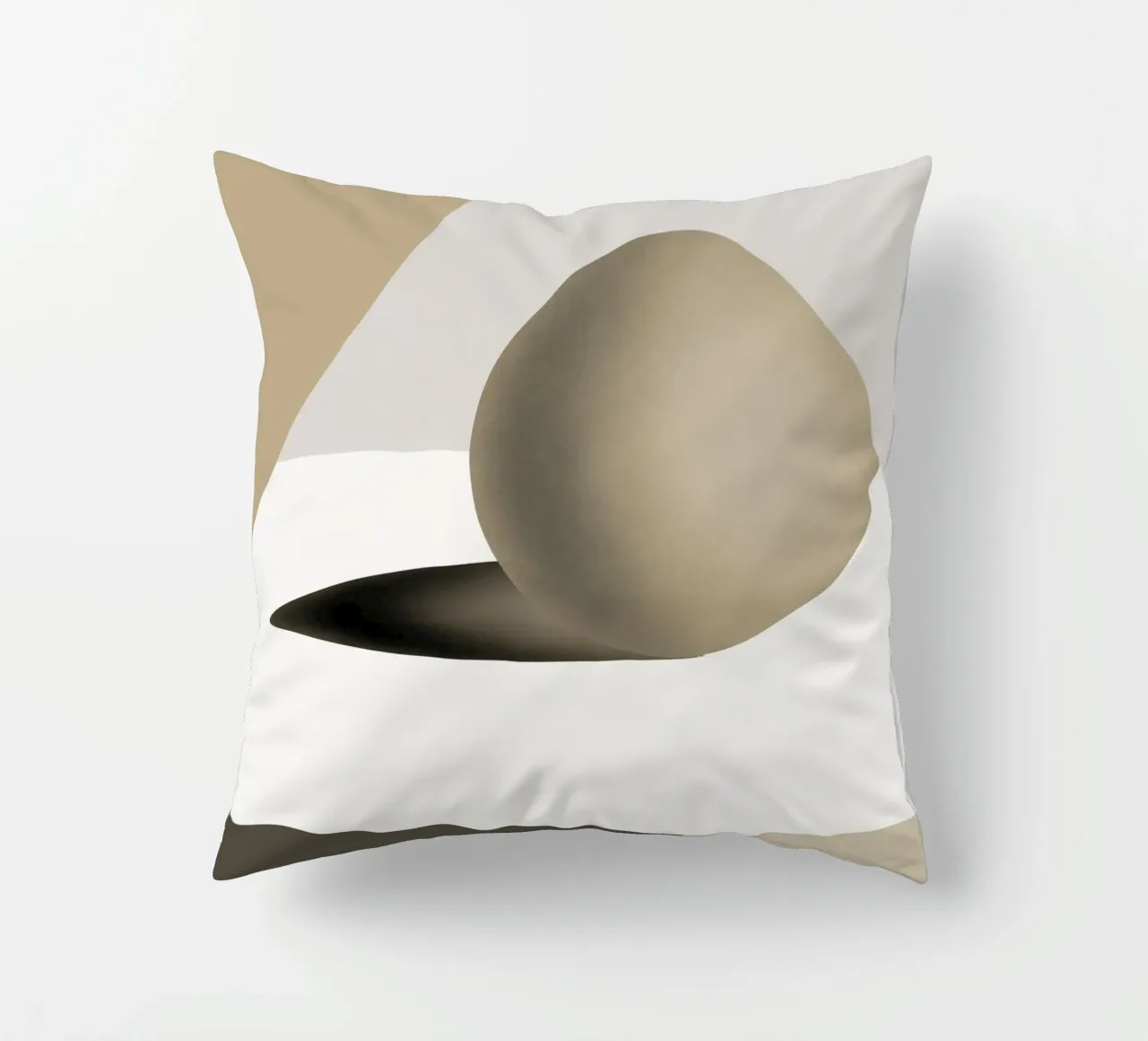Sfera grigia cuscino da Little Dean
