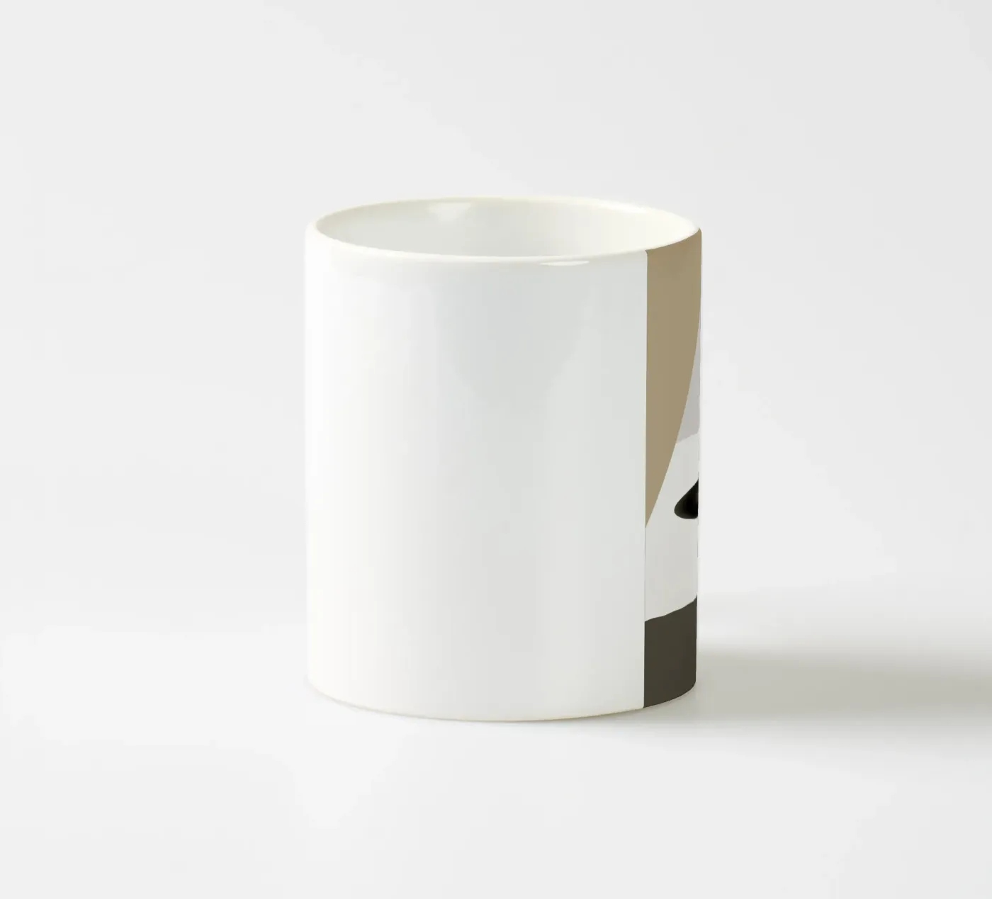 Grey sphere ceramic mug by Little Dean