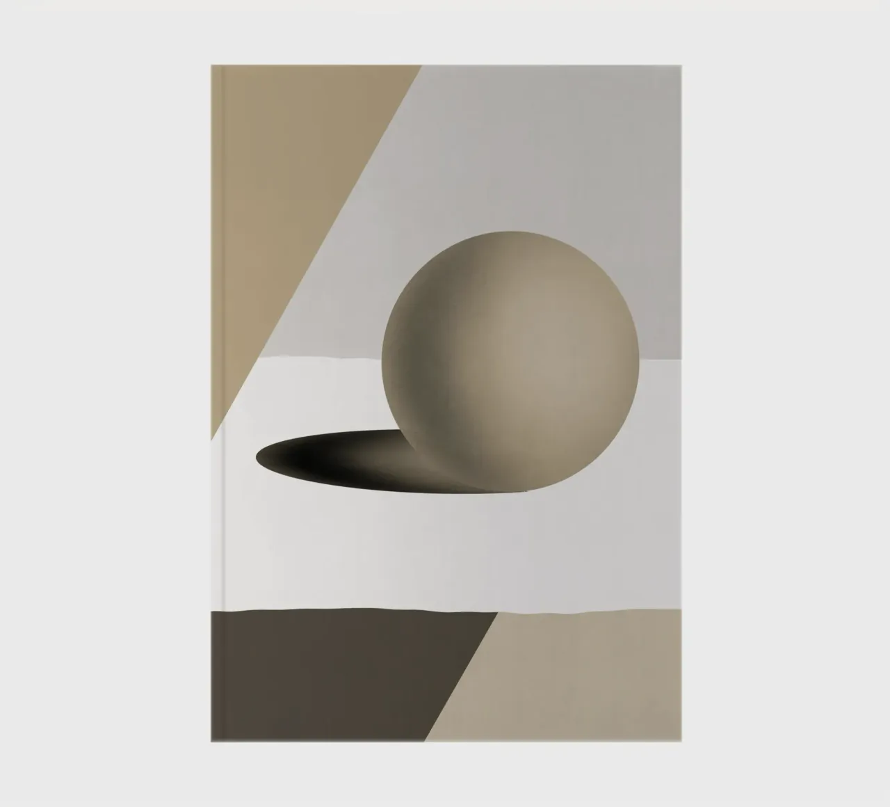 Grey sphere notebook by Little Dean