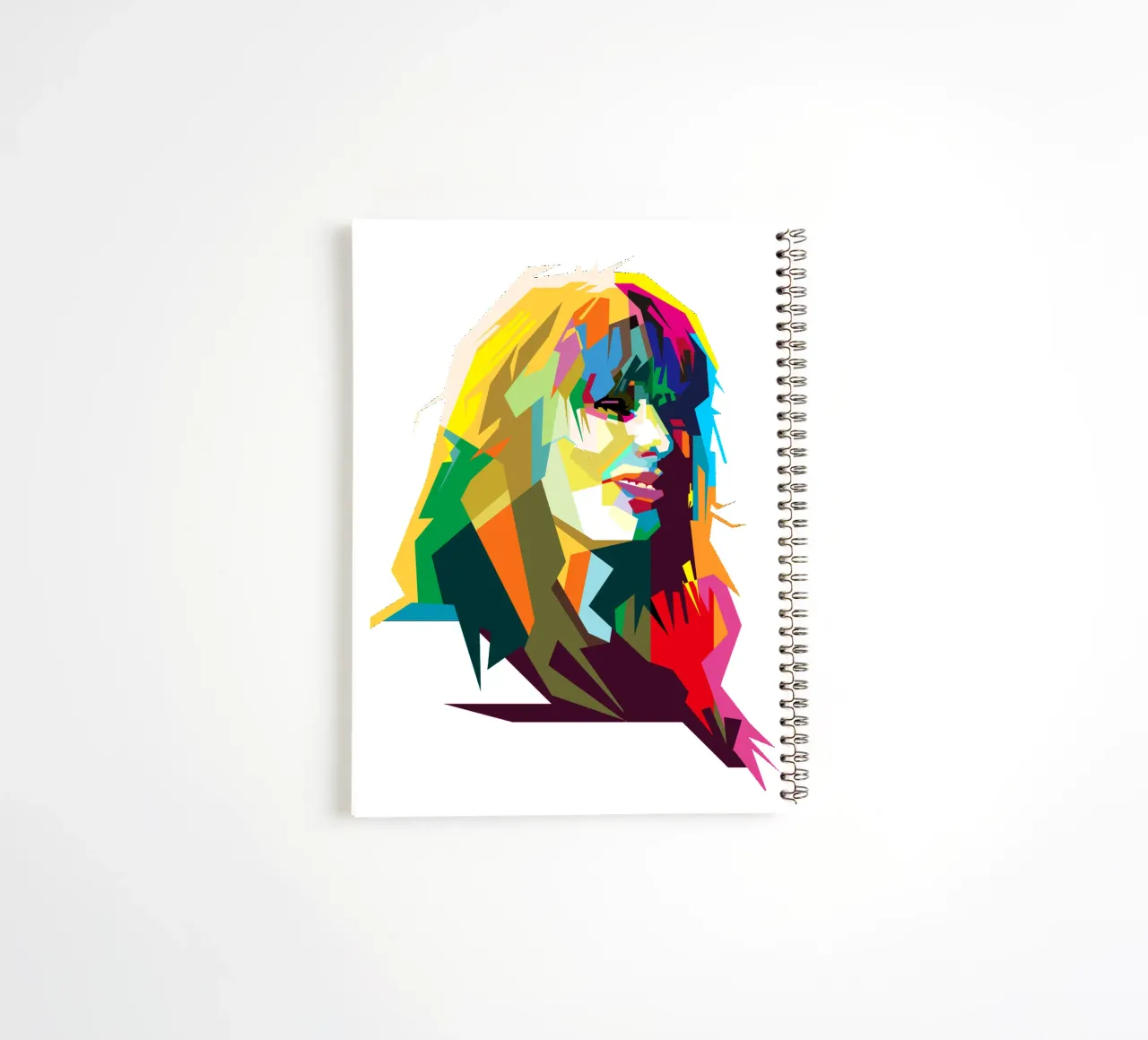 Taylor Swifties Famous Singer WPAP Trending Now spiral notebook by Artkreator