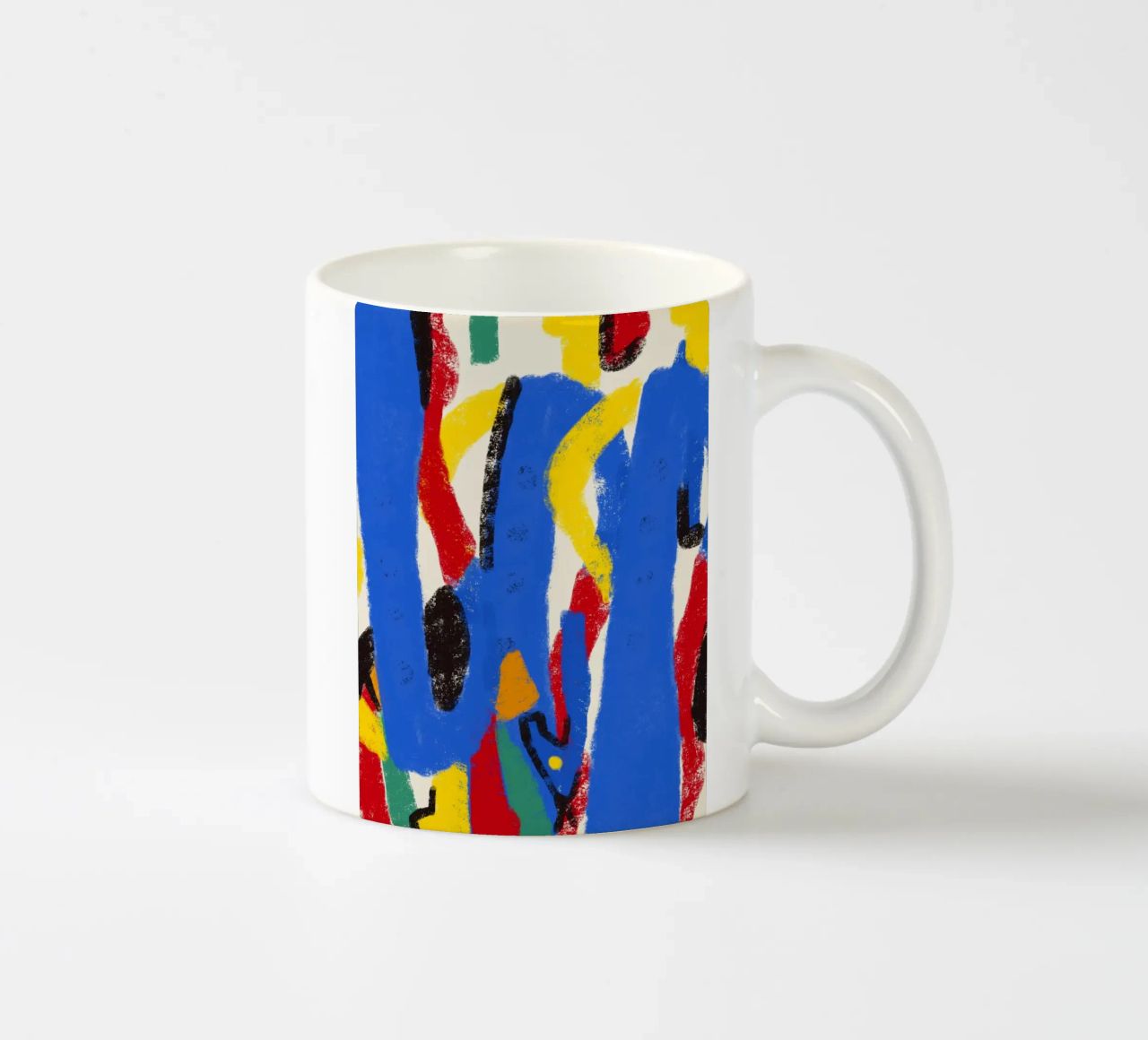 Tratti colorati a pastello tazza in ceramica da Little Dean
