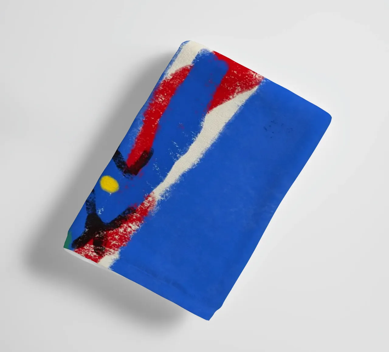 Pastel colorful strokes towel by Little Dean