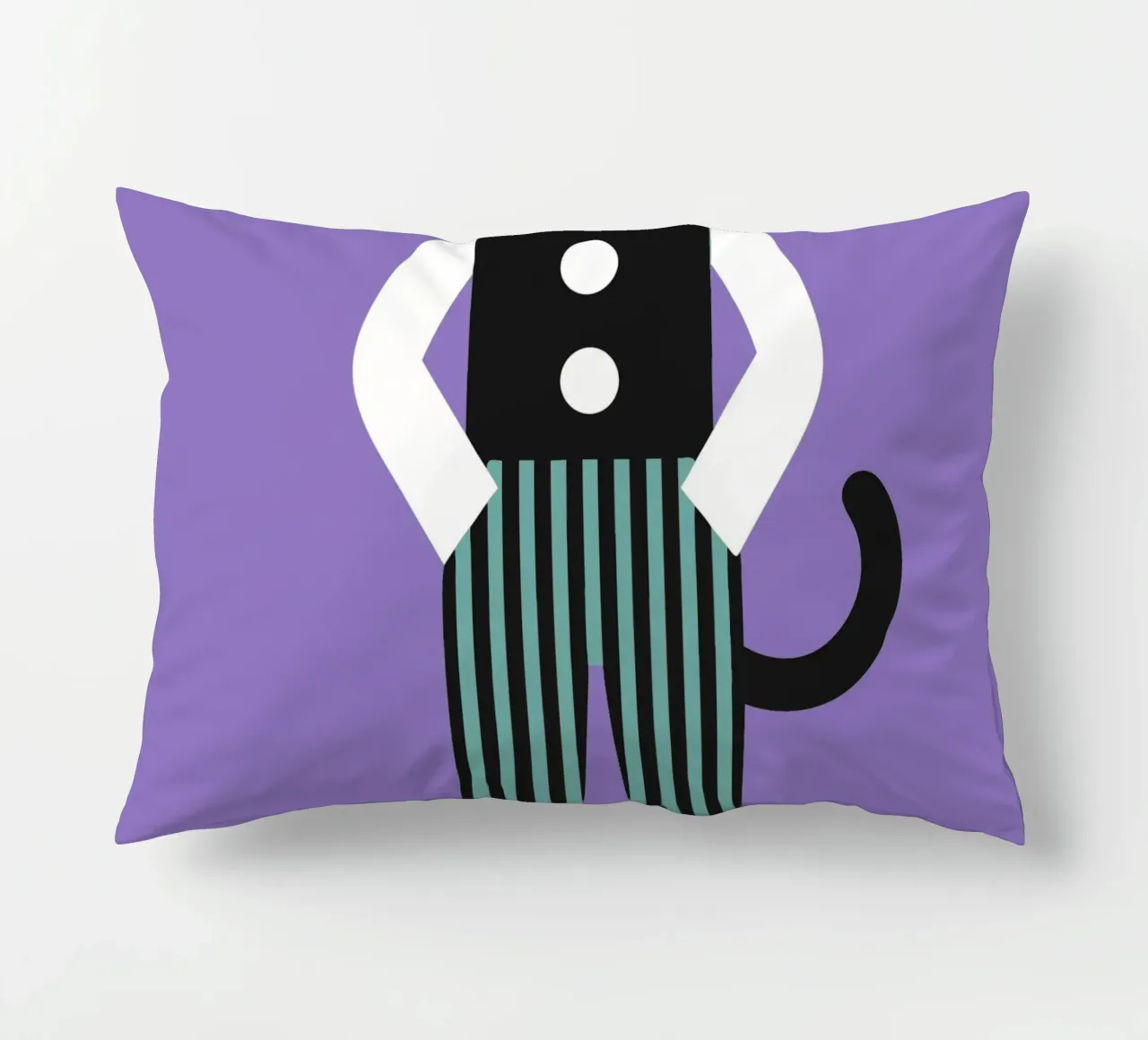 Gatto pagliaccio cuscino da LOOK DIFFERENT