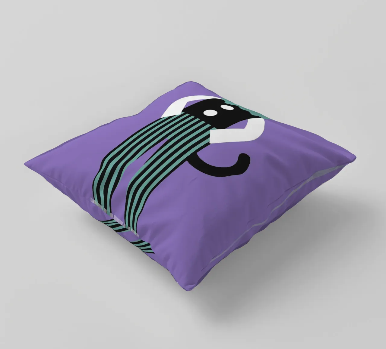 Gatto pagliaccio cuscino da LOOK DIFFERENT