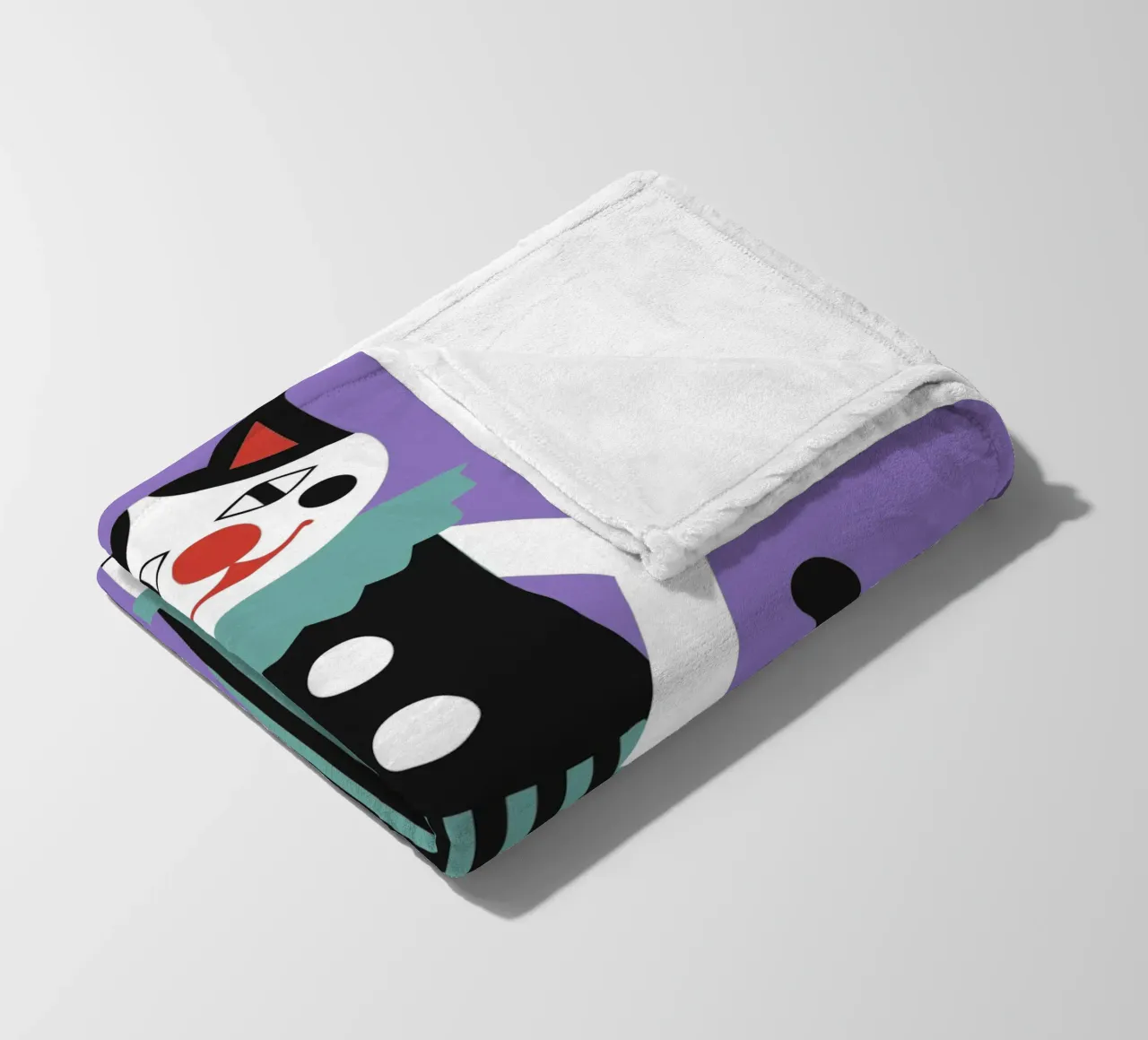 Gatto pagliaccio coperta in pile da LOOK DIFFERENT