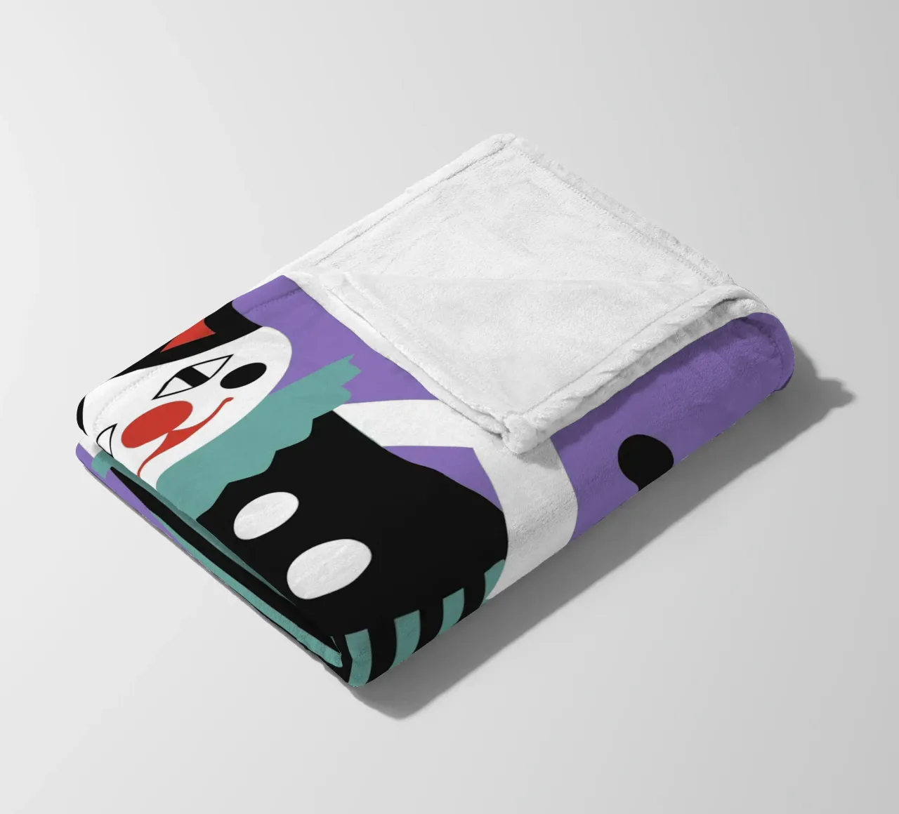 Gatto pagliaccio coperta in pile da LOOK DIFFERENT