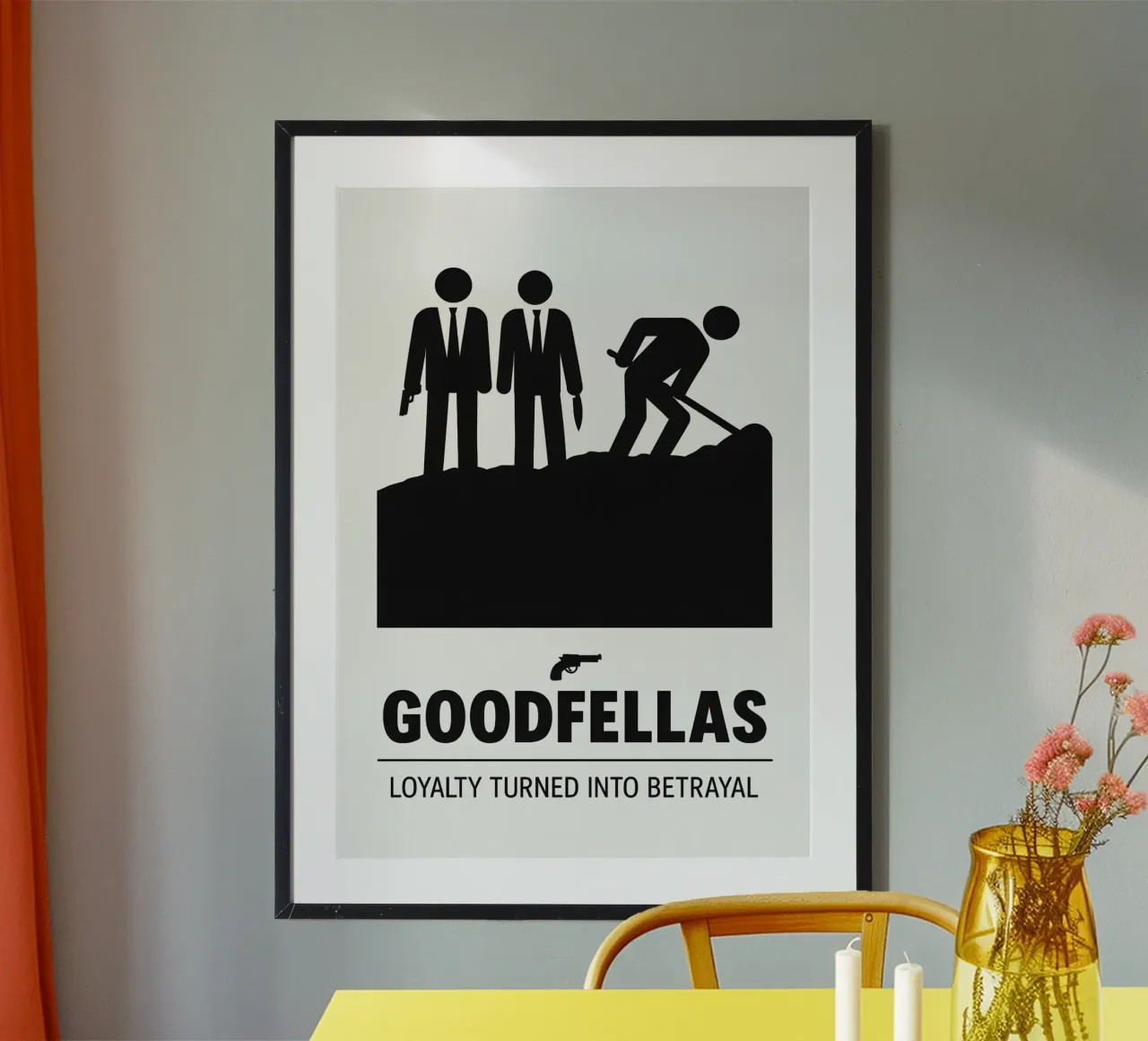 GoodFellas Print carta hahnemühle da MoviesArt