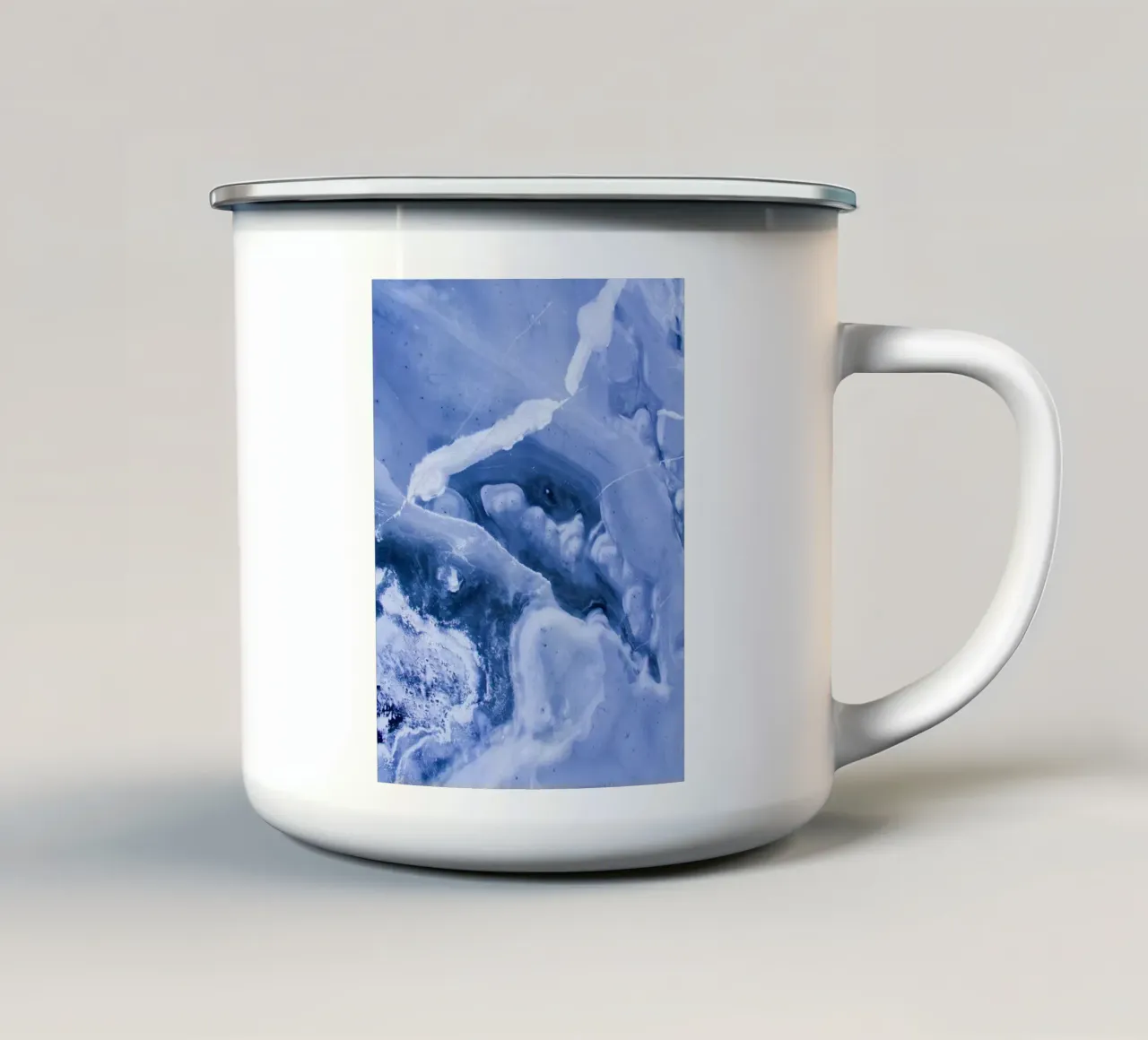 il ghiaccio si è rotto tazza in smalto da Bleu
